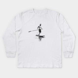 Standup paddleboarding Kids Long Sleeve T-Shirt